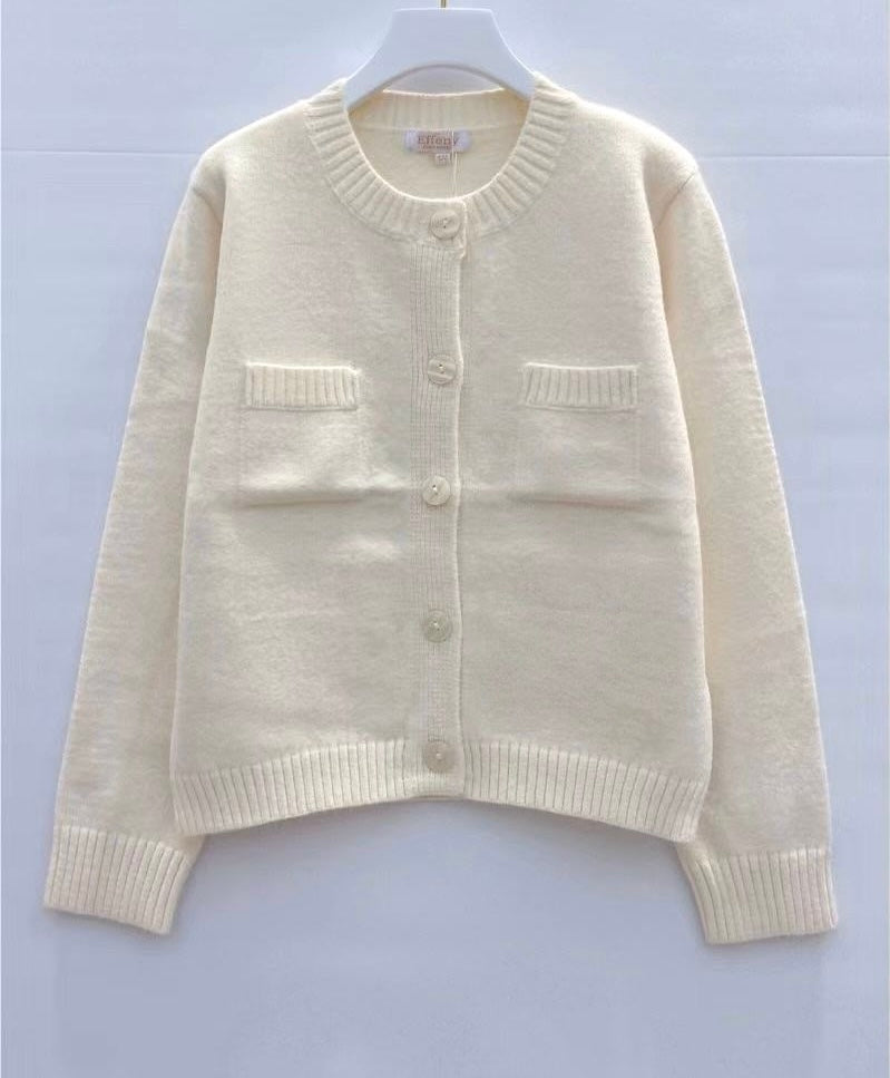 Gebreid Vest met Knopen - 2 kleuren