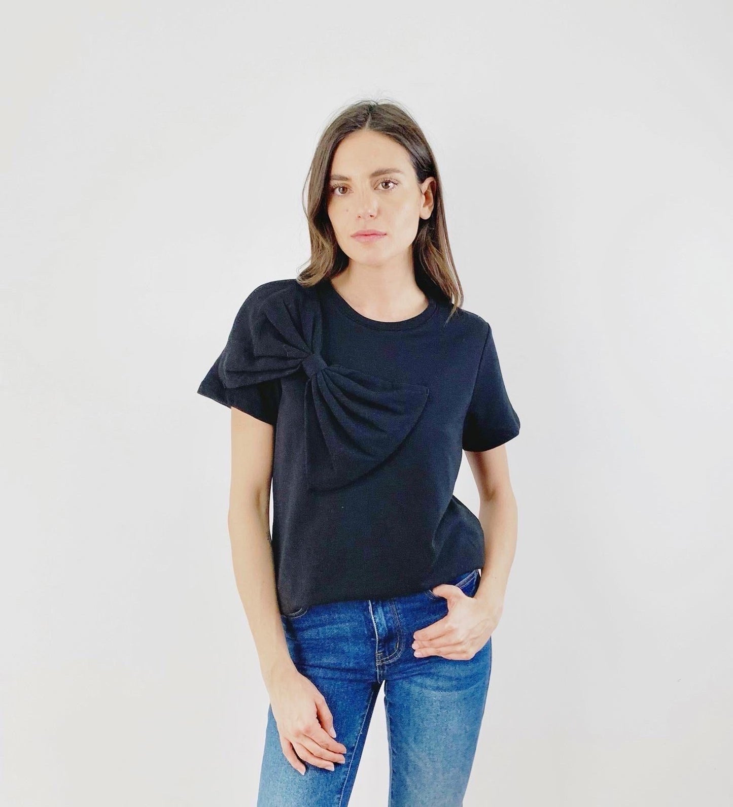 T-shirt met strik