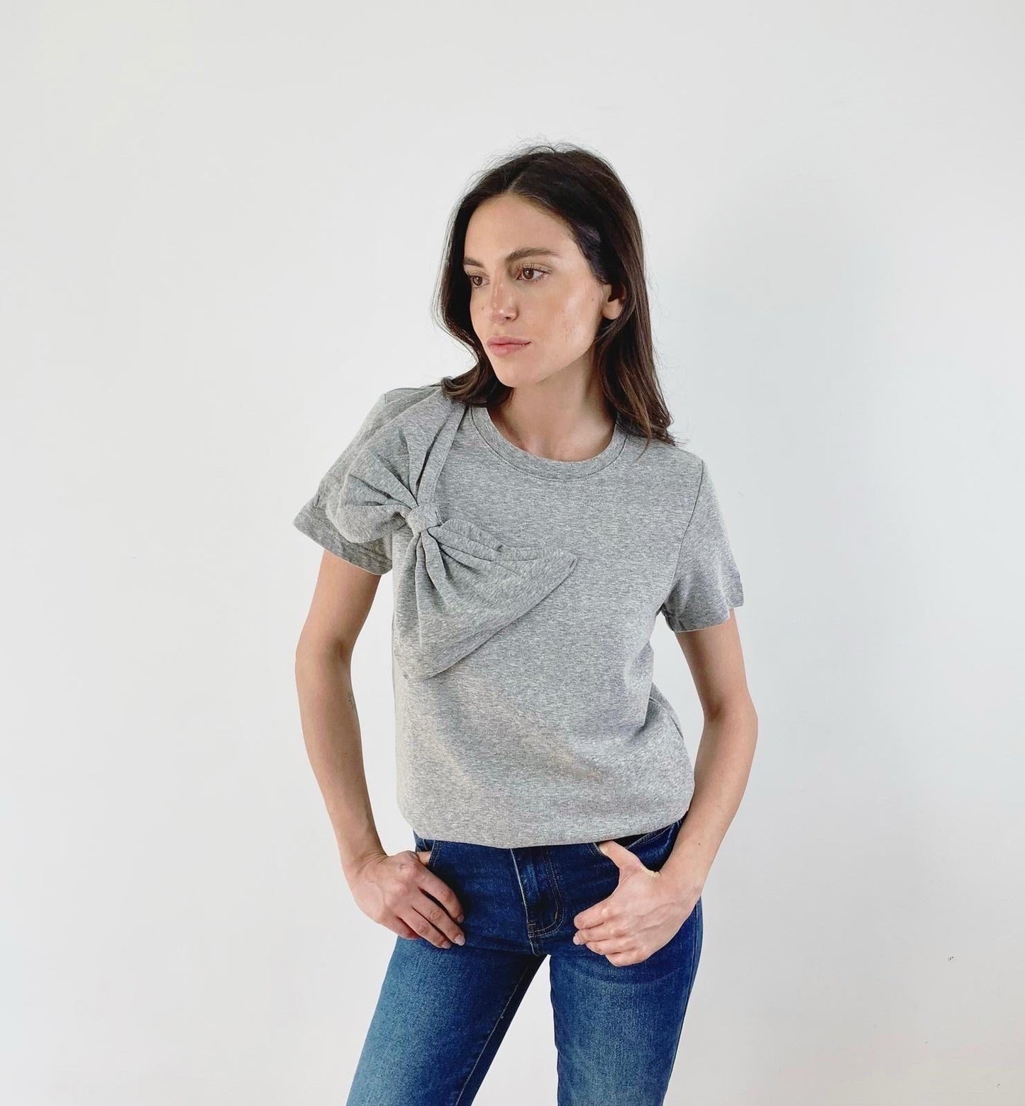 T-shirt met strik
