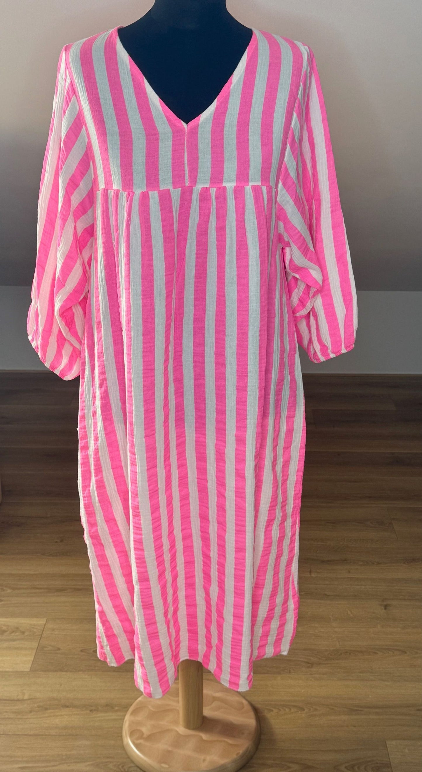 Neon Jurk met v-hals