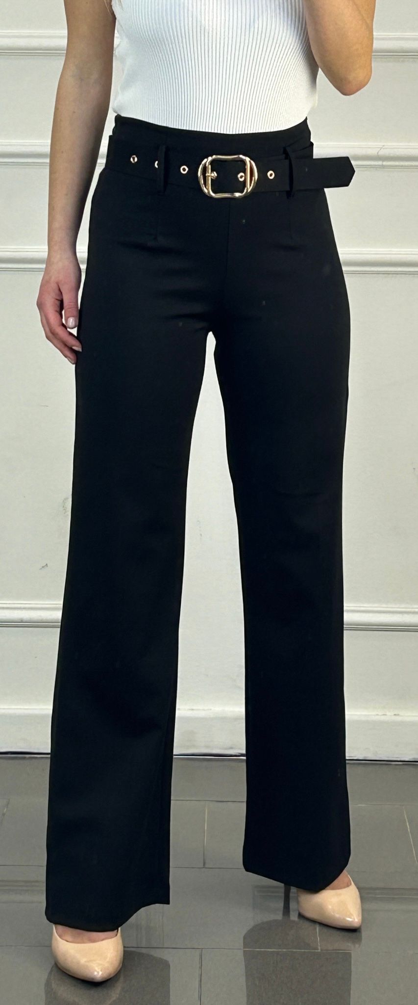 Pantalon met Ceintuur
