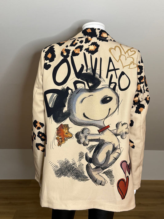 Bedrukte Blazer in 2 verschillende varianten