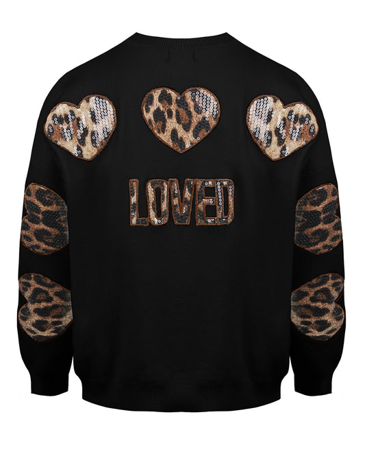 Fijn gebreide trui loved