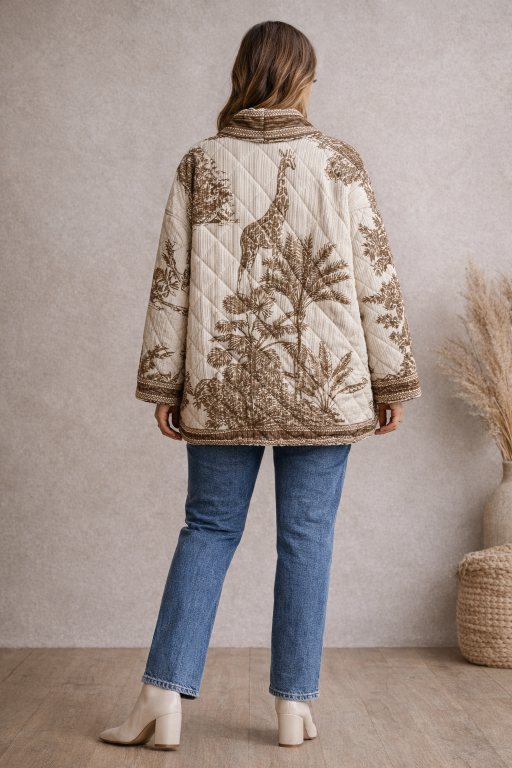 Gewatteerd Corduroy Jasje