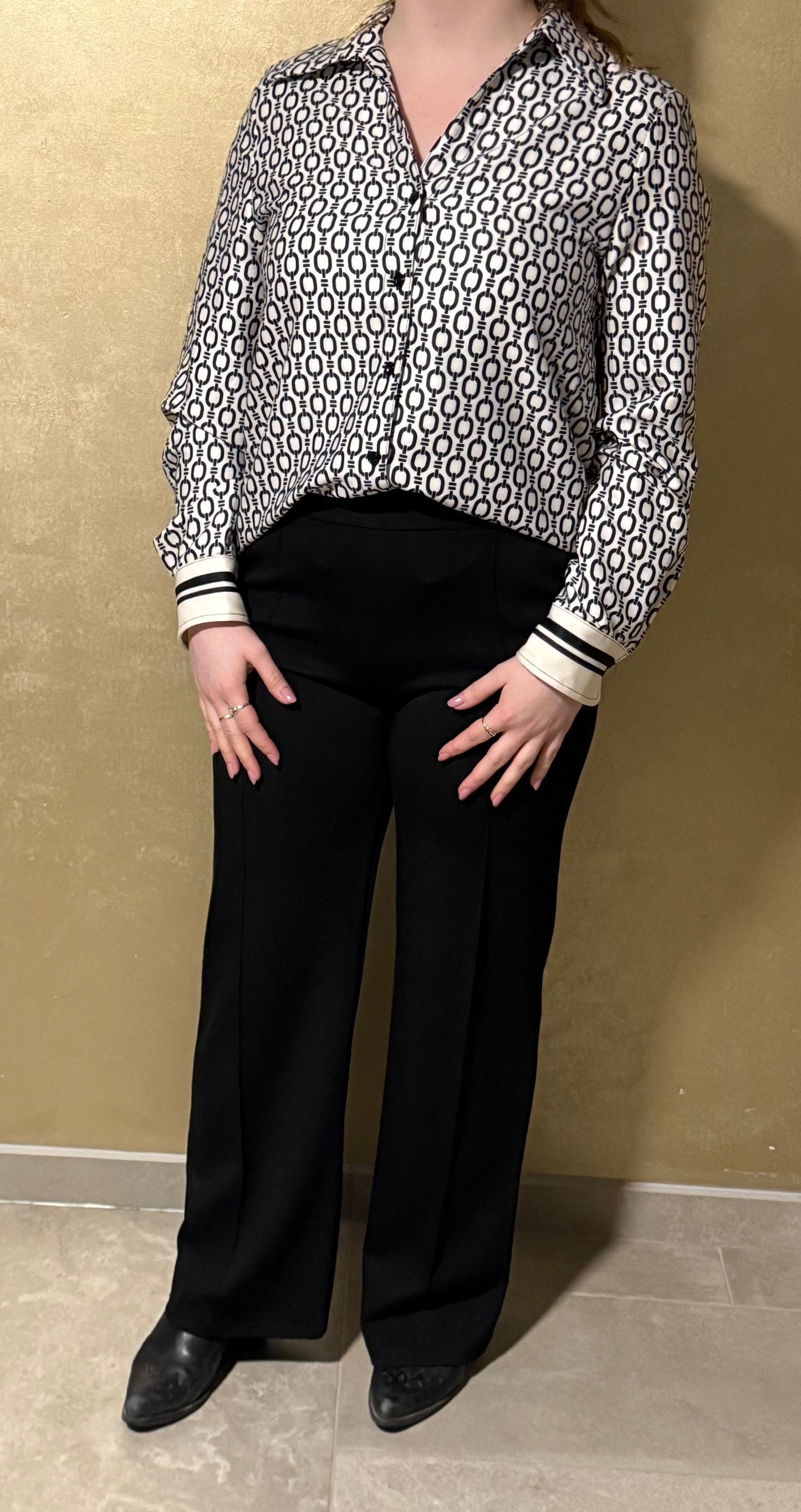 Blouse ketting print