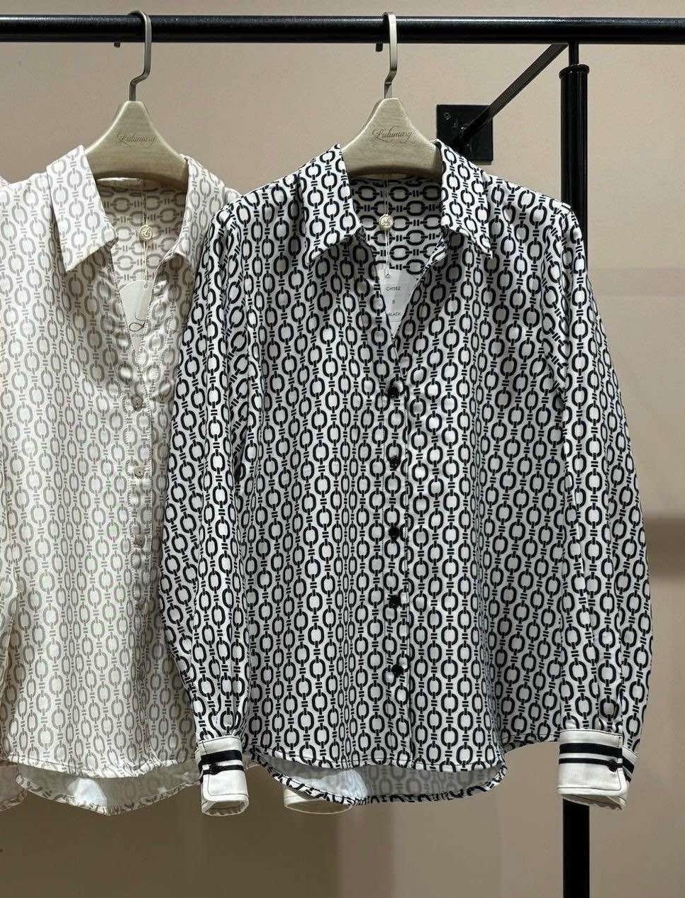 Blouse ketting print