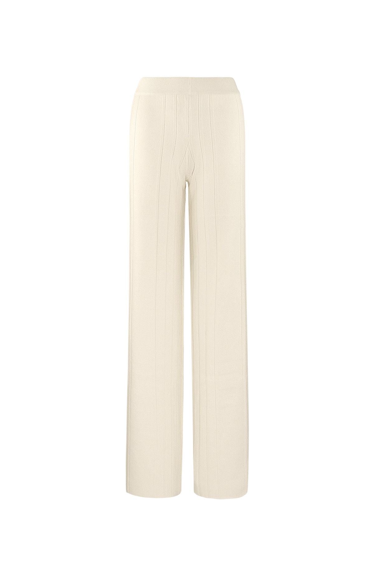 Fijn gebreide broek