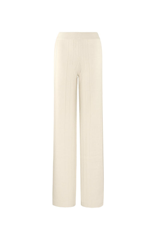 Fijn gebreide broek