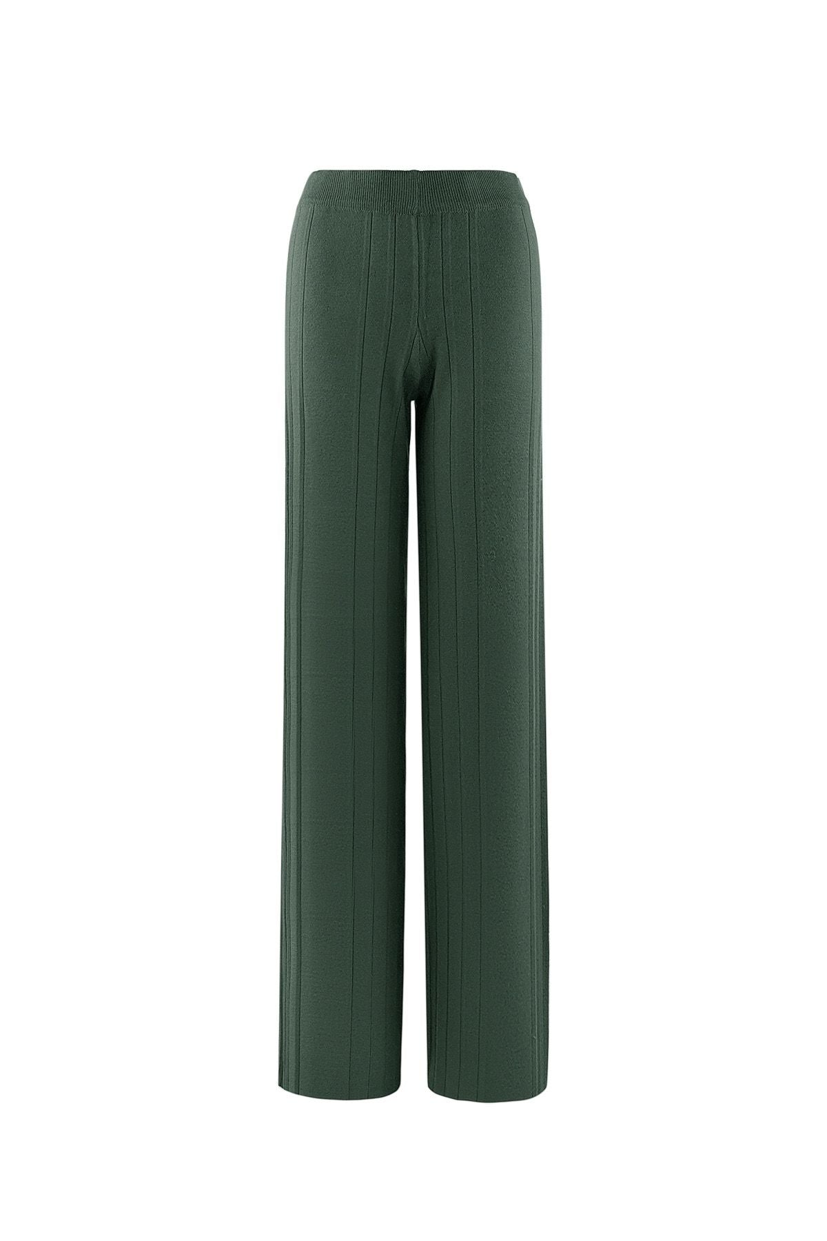 Fijn gebreide broek