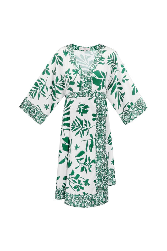 Midi-jurk met print