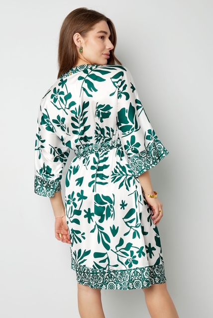 Midi-jurk met print