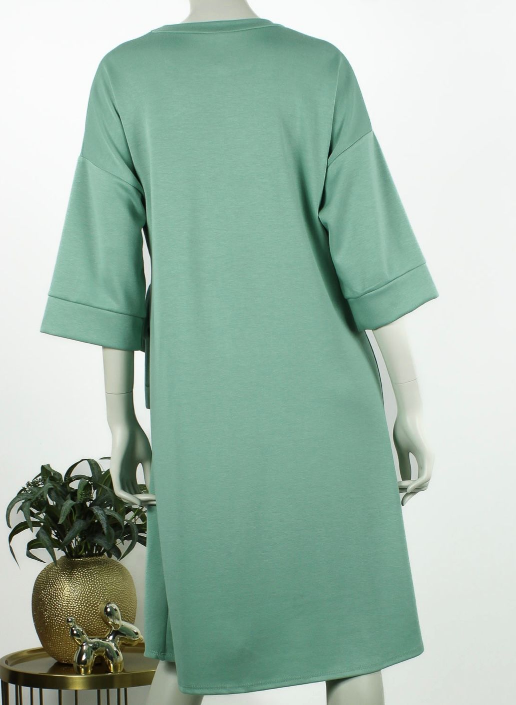 Jurk met strik detail in 3 kleuren