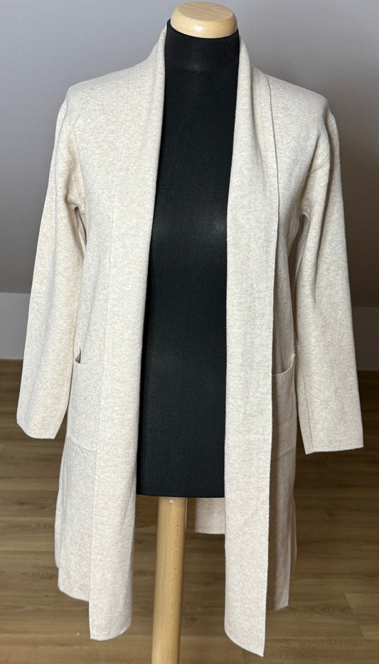 Lange vest met zakken