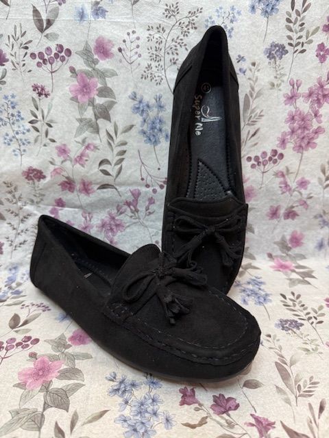 Moccassins zwart