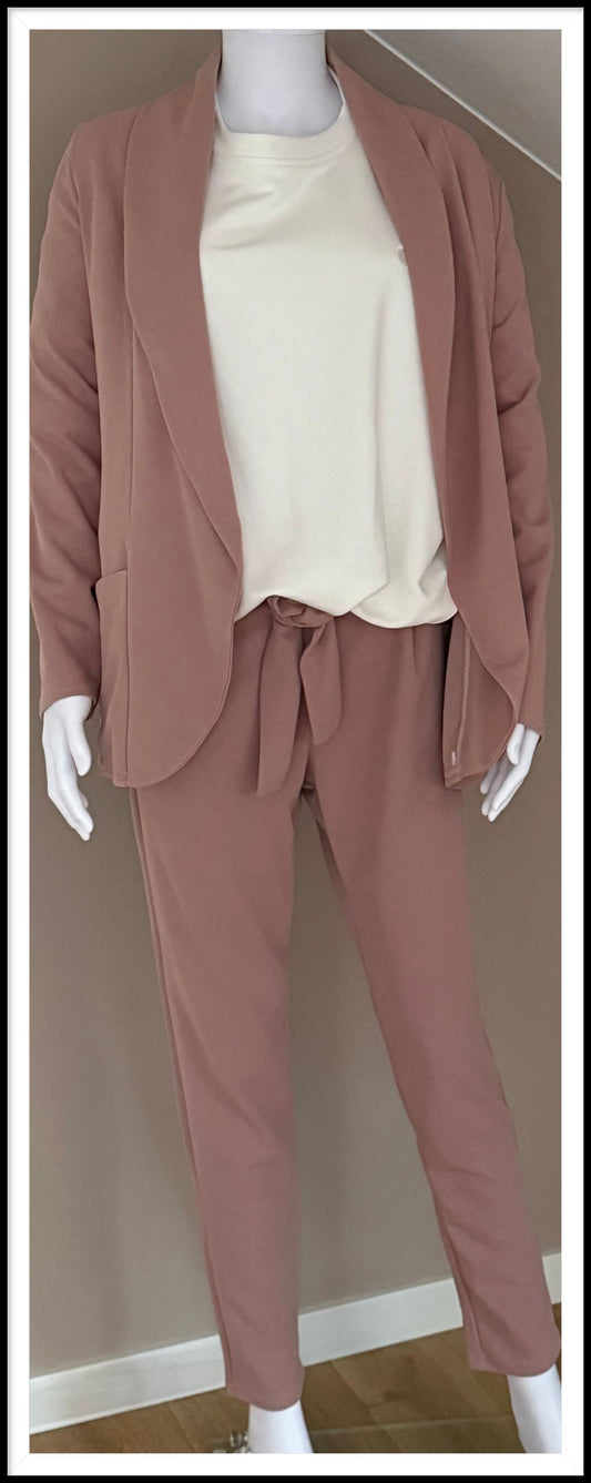 2 delige set oud Roze