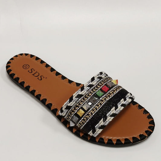 Slipper Ibiza zwart