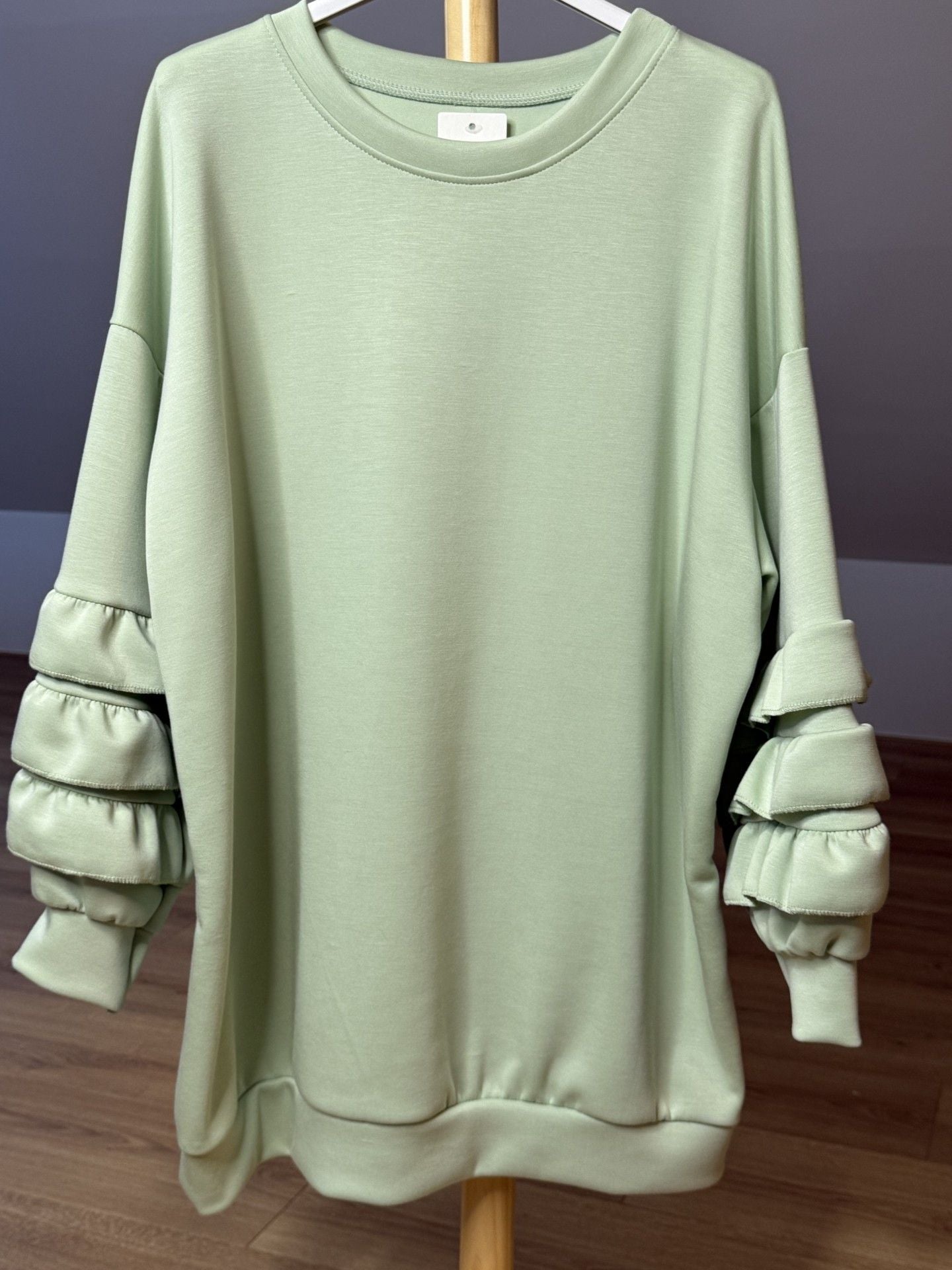 Sweater franje mouw
