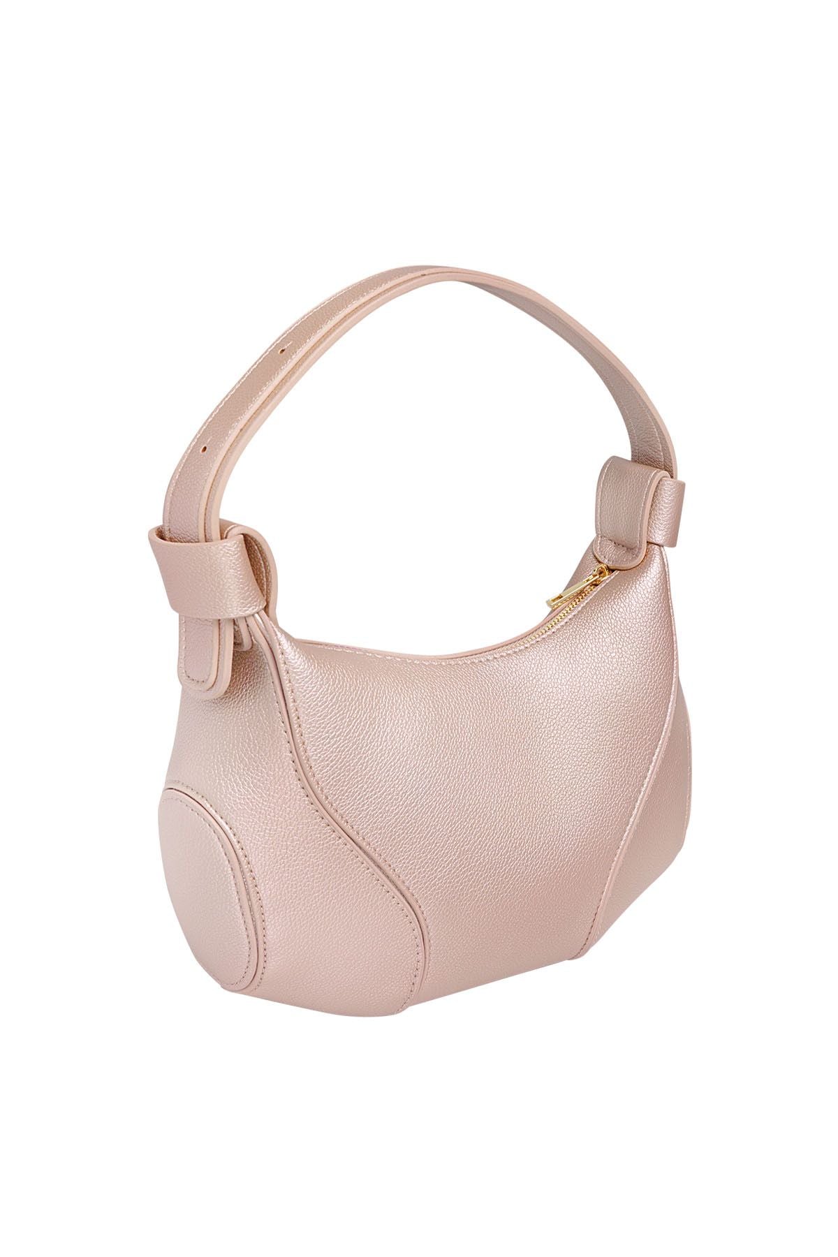 schoudertas glam roze
