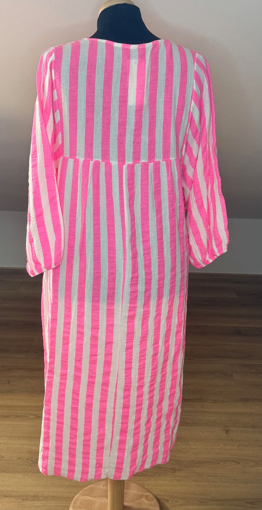 Neon Jurk met v-hals