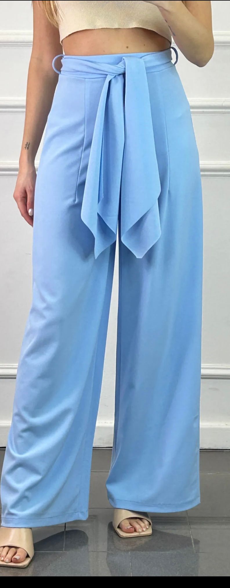 Wide leg Pantalon Roos