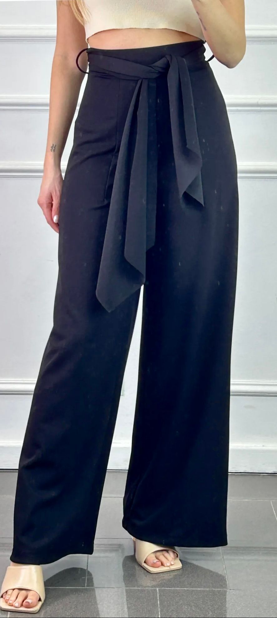 Wide leg Pantalon Roos
